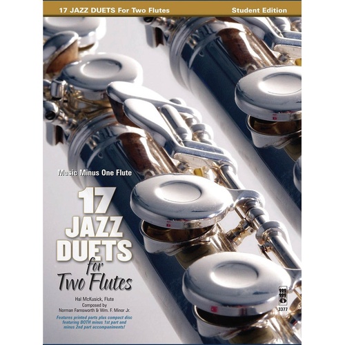 17 Jazz Duets For 2 Flutes Book/CD (Softcover Book/CD)