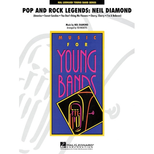 Pop And Rock Legends: Neil Diamond Concert Band 3 (Music Score/Parts)