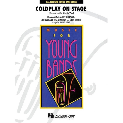 Coldplay on Stage for Band - Hal Leonard