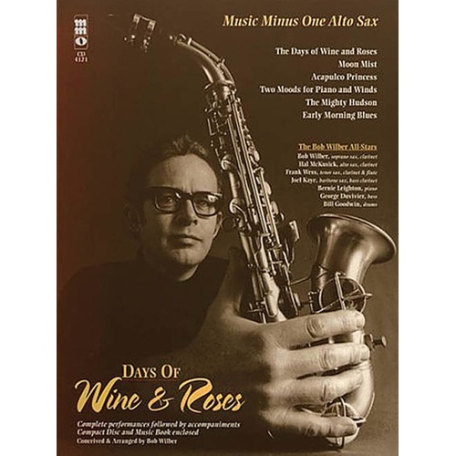 Days Of Wine and Roses Sensual Sax Book/CD (Softcover Book/CD)