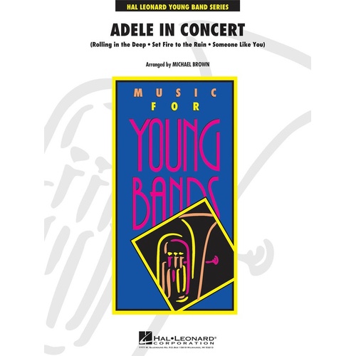 Adele In Concert Concert Band 3 (Music Score/Parts)