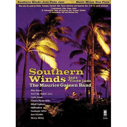 Southern Winds Jazz Flute Jam Book/CD (Softcover Book/CD)