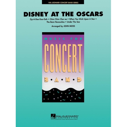 Disney At The Oscars Concert Band Arr Moss (Music Score/Parts)