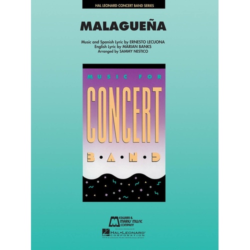 Malaguena Concert Band Arr Nestico (Music Score/Parts)