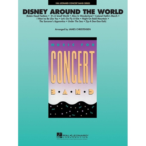 Disney Around The World Concert Band (Music Score/Parts)