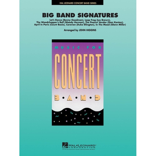 Big Band Signatures Concert Band 4 (Music Score/Parts)