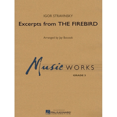 Firebird Excerpts Concert Band 3 (Music Score/Parts)