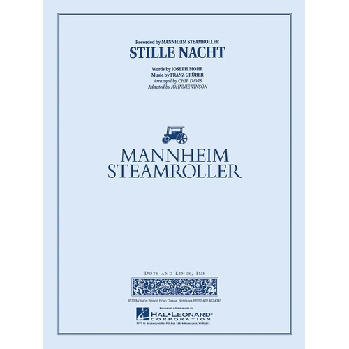 Stille Nacht Concert Band 3-4 (Music Score/Parts)