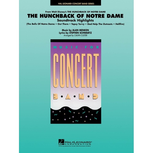 Hunchback Of Notre Dame Medley Concert Band 4 (Music Score/Parts)