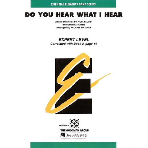 Do You Hear What I Hear Concert Band 2 (Music Score/Parts)
