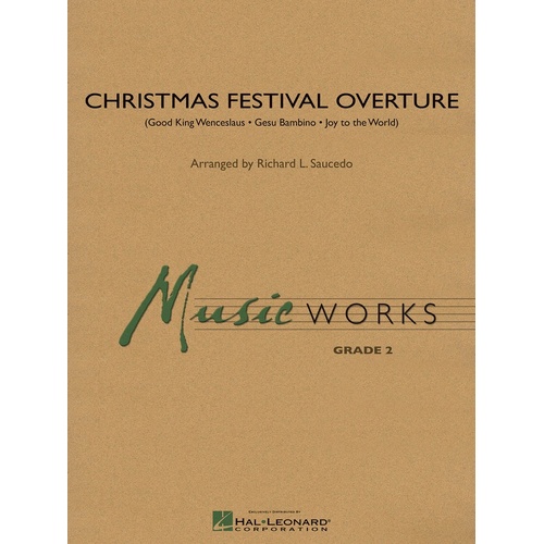 Christmas Festival Overture Music Works 2 Concert Band 2 (Music Score/Parts)