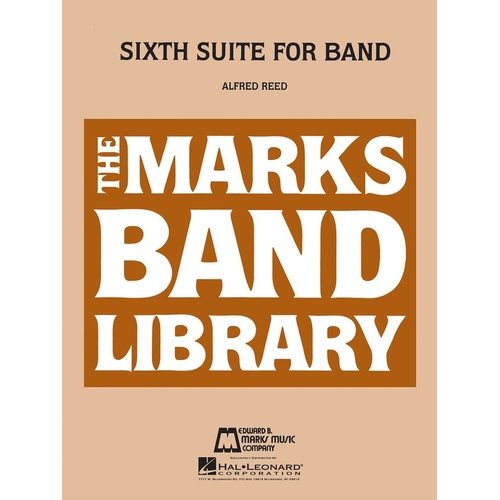 Sixth Suite For Band Alfred Reed Concert Band Gr 4-5 (Music Score/Parts)