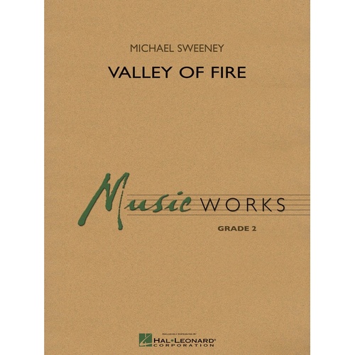 Valley Of Fire Concert Band Gr 2 (Music Score/Parts/CD)