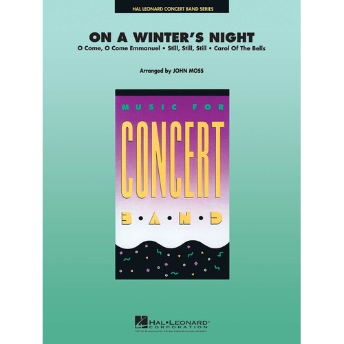 On A Winters Night Concert Band Gr 4 (Music Score/Parts)