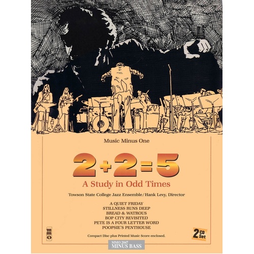 Study In Odd Times 2and2=5 Bass Book/2CD (Softcover Book/CD)