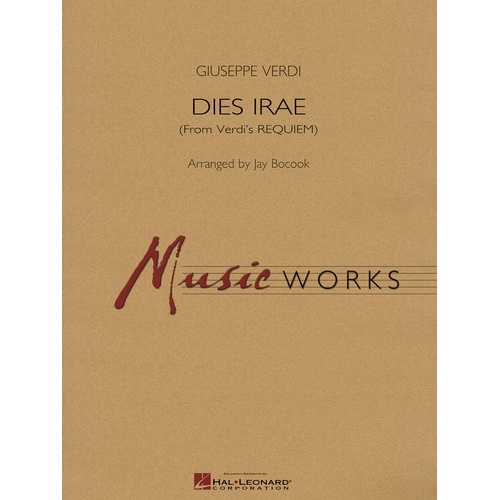 Dies Irae From Verdi Requiem Book/CD Concert Band Gr 4 (Music Score/Parts)