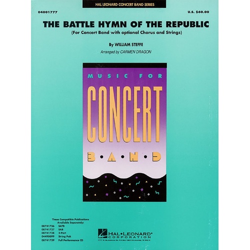 Battle Hymn Of The Republic Concert Band 4 (Music Score/Parts)