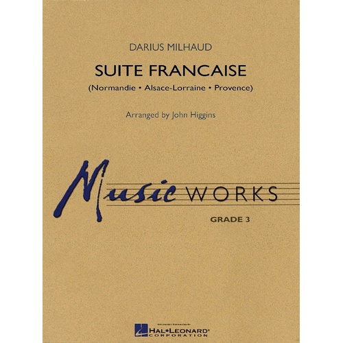 Suite Francaise Concert Band 3 Mw3 Score/Parts (Pod) (CD Only)