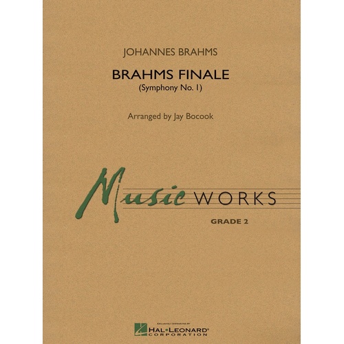 Brahms Finale Symph No 1 Concert Band 2 (Music Score/Parts)