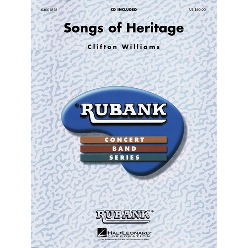 Songs Of Heritage Concert Band Gr 2-3 Arr Williams (Music Score/Parts)
