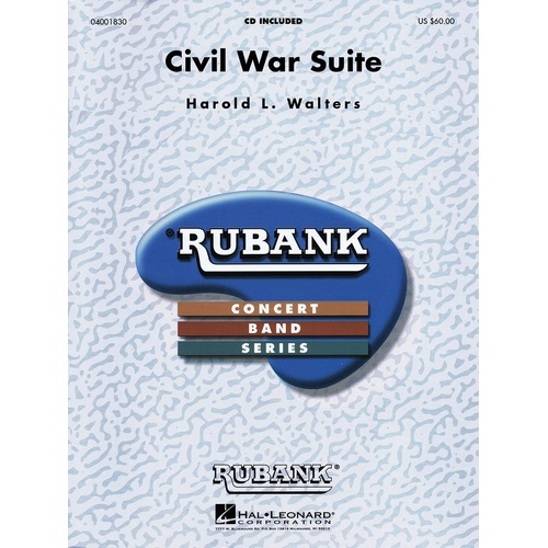 Civil War Suite Concert Band Gr 2-3 Arr Walters (Music Score/Parts)