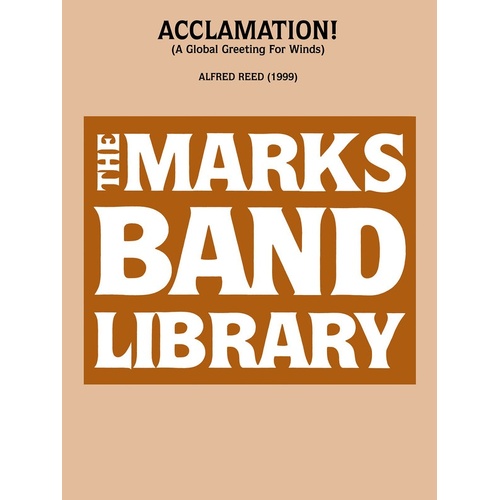 Acclamation Concert Band Gr 5 Mrkscb5 (Music Score/Parts)