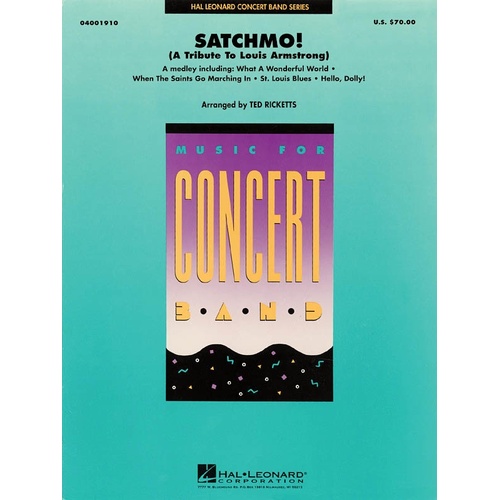 Satchmo Tribute To Louis Armstrong Concert Band 4 (Music Score/Parts)