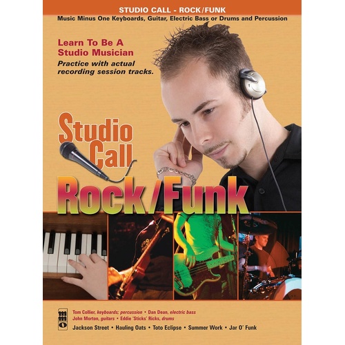 Studio Call Rock Funk Bass Book/CD (Softcover Book/CD)