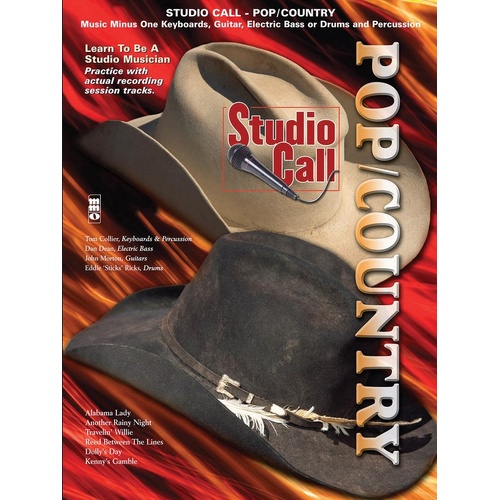 Studio Call Pop Country Drums Book/CD (Softcover Book/CD)