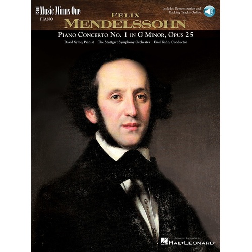 Mendelssohn - Piano Concerto No 1 Op 25 Book/CD (Softcover Book/CD)