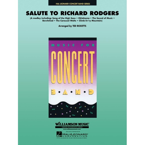 Salute To Richard Rodgers Concert Band 4 (Music Score/Parts)
