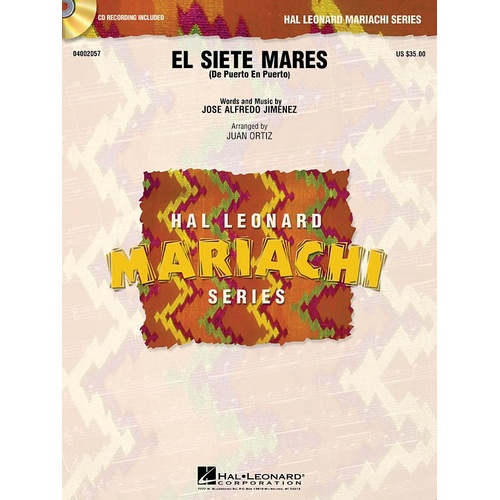 El Siete Mares Mariachi Series (Music Score/Parts)