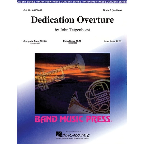 Dedication Overture Bmp3 (Music Score/Parts)