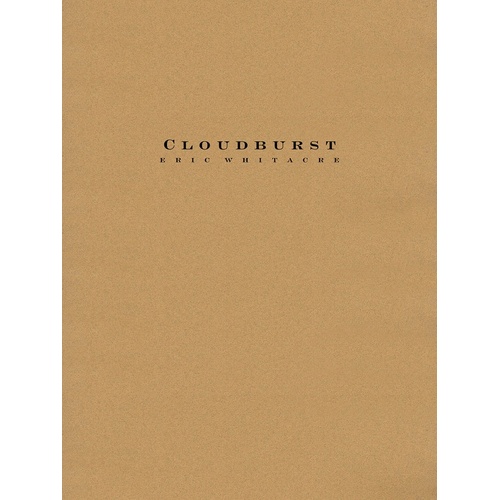 Cloudburst Concert Band 4 (Music Score/Parts)