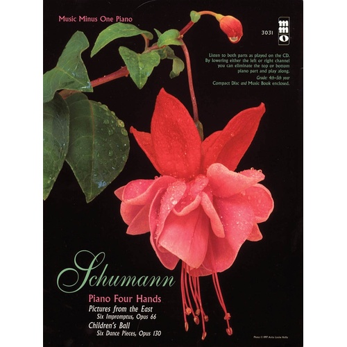Schumann - Pictures From East and Childrens Ball 1P4H Book/CD (Softcover Book/CD)