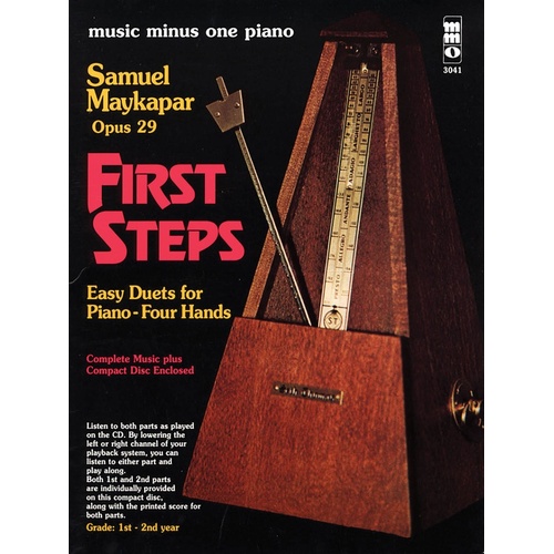 Maykapar - First Steps Op 29 1P4H Book/CD (Softcover Book/CD)