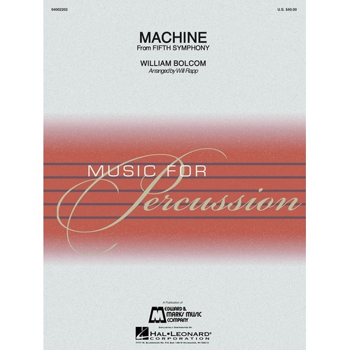 Machine Grade 4 Percussion Ensemble (Music Score/Parts)