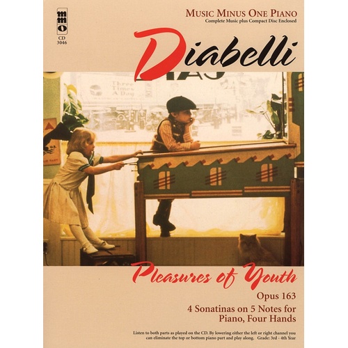 Diabelli - Pleasures Of Youth 4 Sonatinas 1P4H Book/CD (Softcover Book/CD)