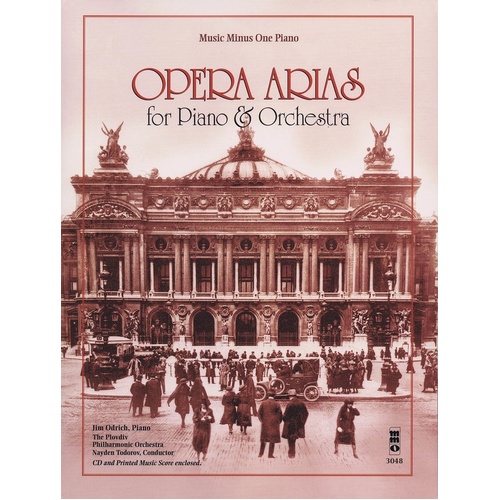 Opera Arias For Piano and Orchestra Book/CD (Softcover Book/CD)