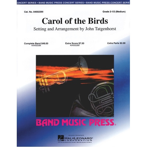 Carol Of The Birds Bmp2.5 (Music Score/Parts)
