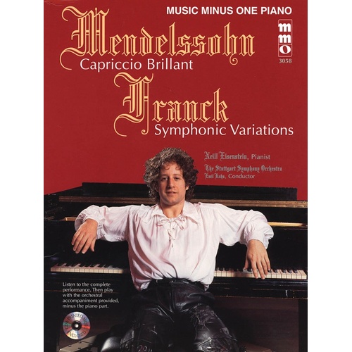 Capriccio Brilliant and Variations Symphoniques Piano Book/CD (Softcover Book/CD)