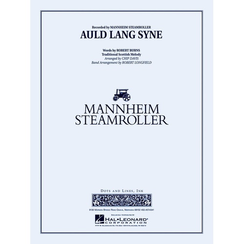 Auld Lang Syne Concert Bandmnst (Music Score/Parts)