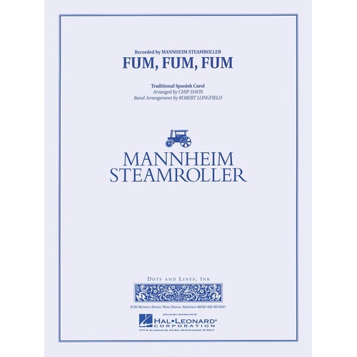 Fum Fum Fum Concert Bandmnst (Music Score/Parts)