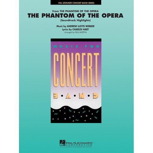Phantom Of The Opera Soundtrack Concert Band 4 (Music Score/Parts)