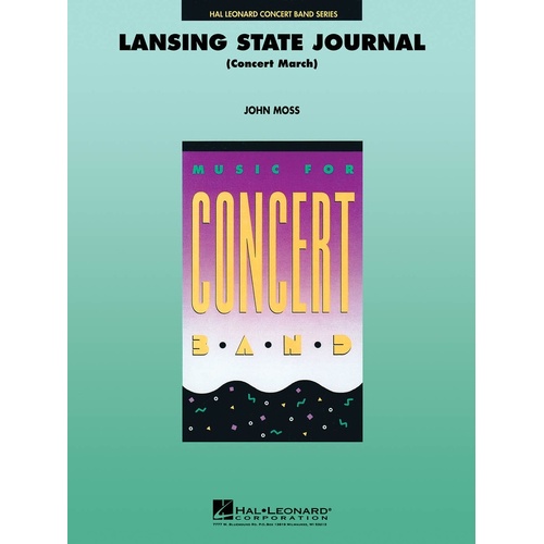 Lansing State Journal Sb4 Concert March (Music Score/Parts)