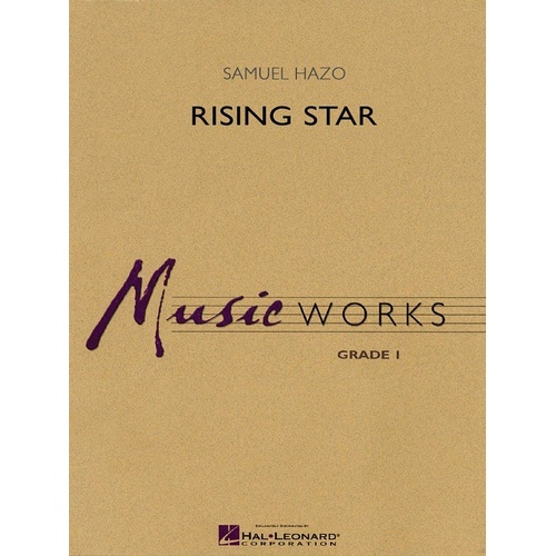 Rising Star Disc 1 by Samuel Hazo for Band - MusicWorks Grade 1 with Full Performance CD