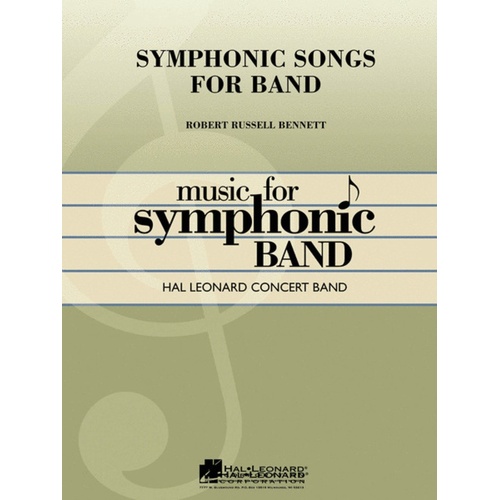 Symphonic Songs For Band Concert Band 4-5 Full Score Only