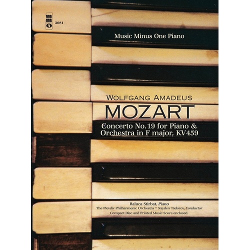 Mozart - Piano Concerto No 19 K 459 Book/2CD (Softcover Book/CD)