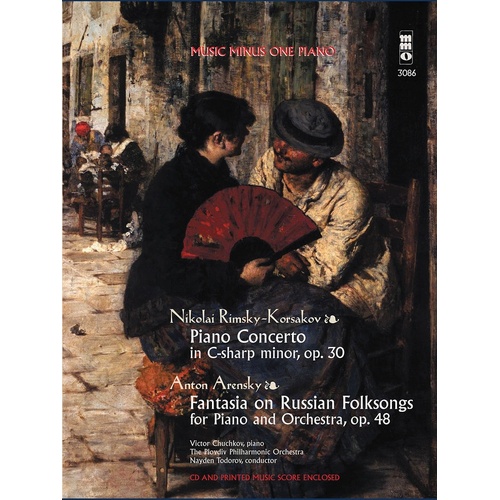 Piano Concerto C# Min Op 30 Fantasia Russian Folk Book/CD (Softcover Book/CD)