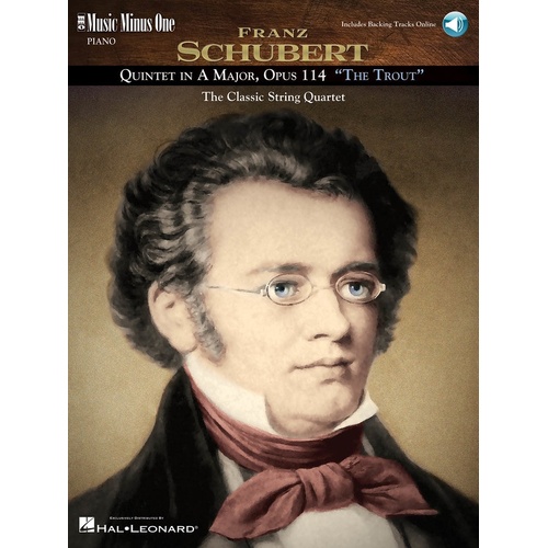 Schubert - Piano Quintet A Op 114 D667 Trout Book/CD (Softcover Book/CD)